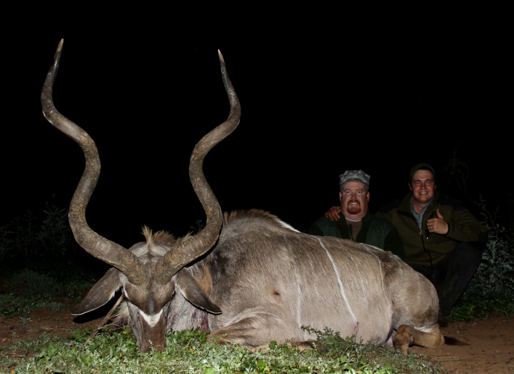 A great old Warthog had started our day off on the right foot, but like the saying goes, it's not how you start - Its how you finish... And we finished strong with a 54" East Cape Kudu late that afternoon.