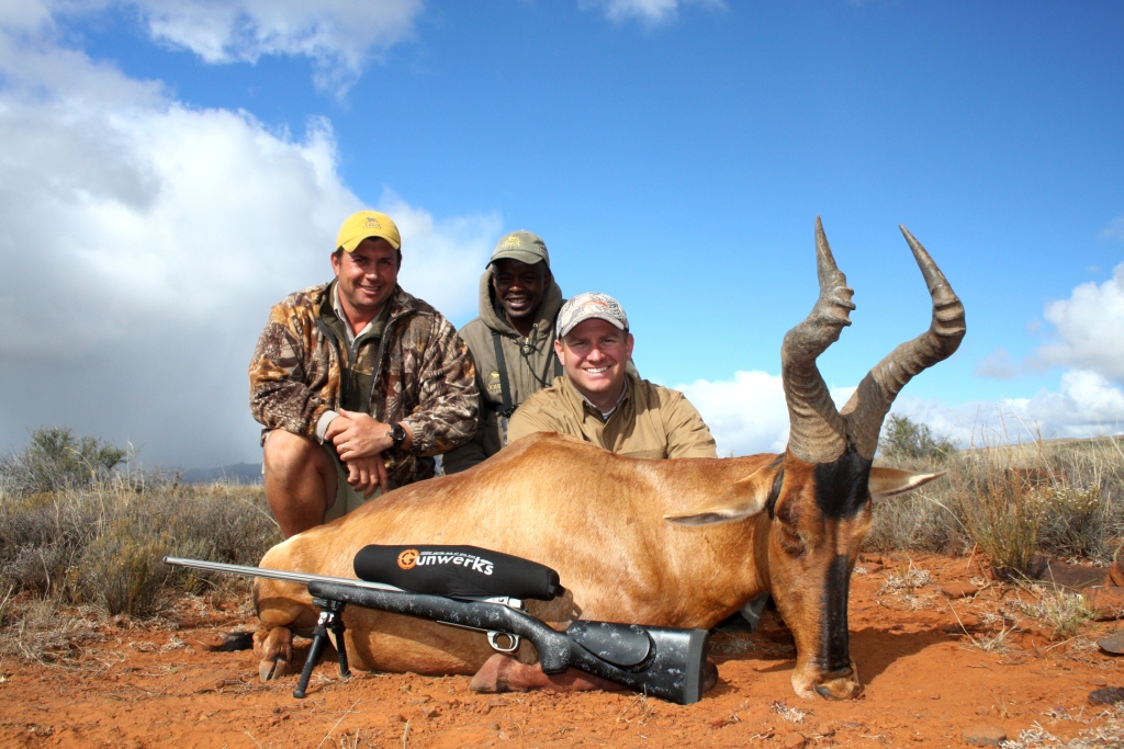 : Gunwerks professional, Garret Wall, experienced Africa for the very first time with head Professional Hunter, Greg “Roy boy” Hayes. Garret proved to be a wealth of knowledge on the shooting system and watching him operate was a privilege in itself.