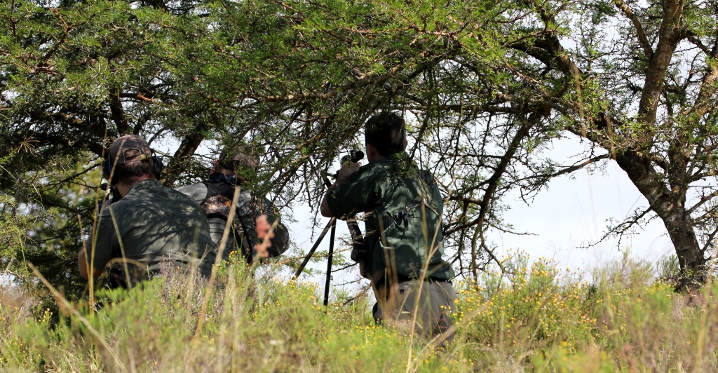 Videographer, Jo Vermaak, joined the hunt capturing every second of action on film.