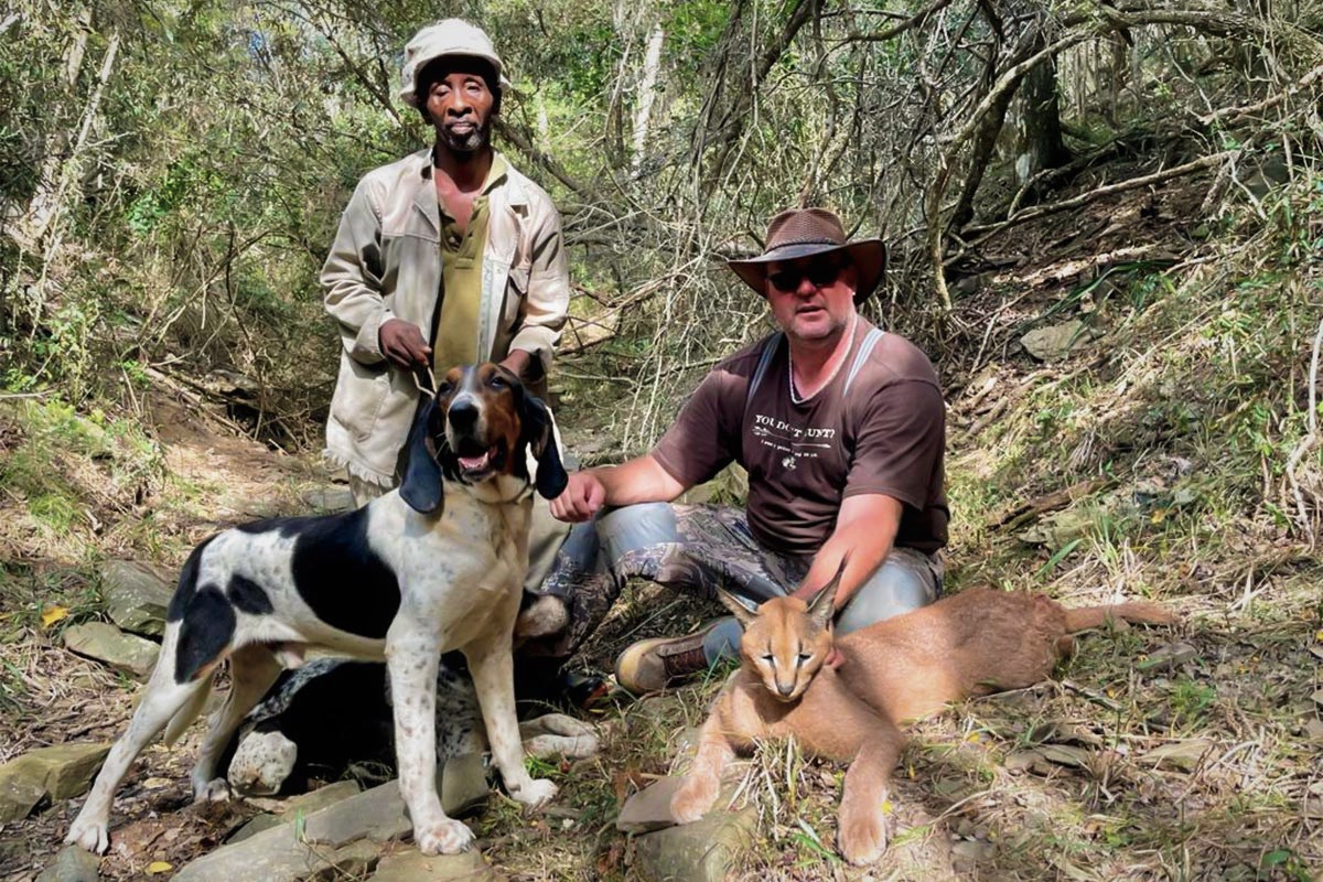 George Gibson hunting with John X 1