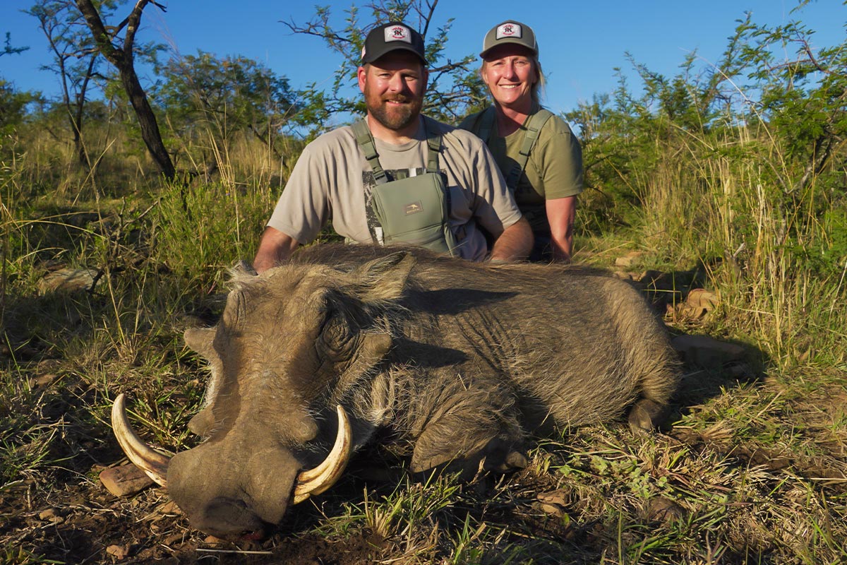 Boehmer Batt on safari with JXS 8