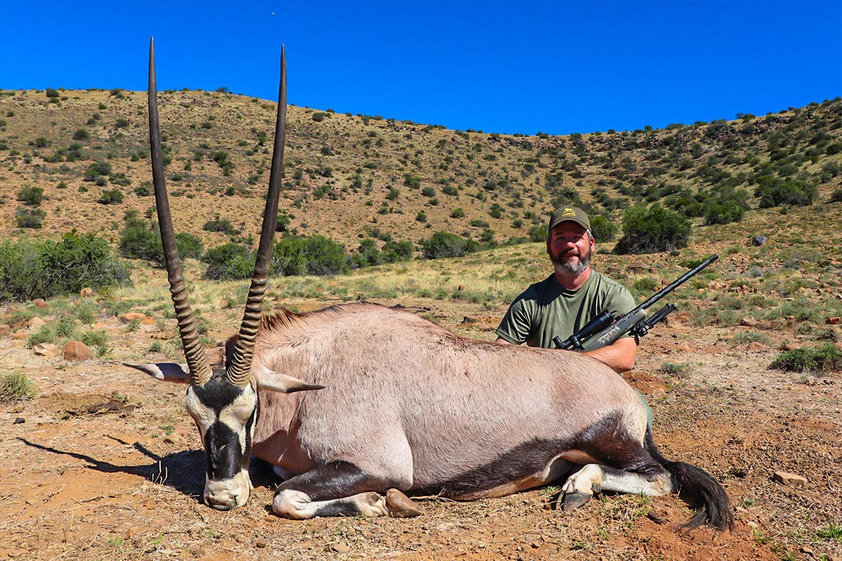 Jeff Smaistrla on safari with John X 3