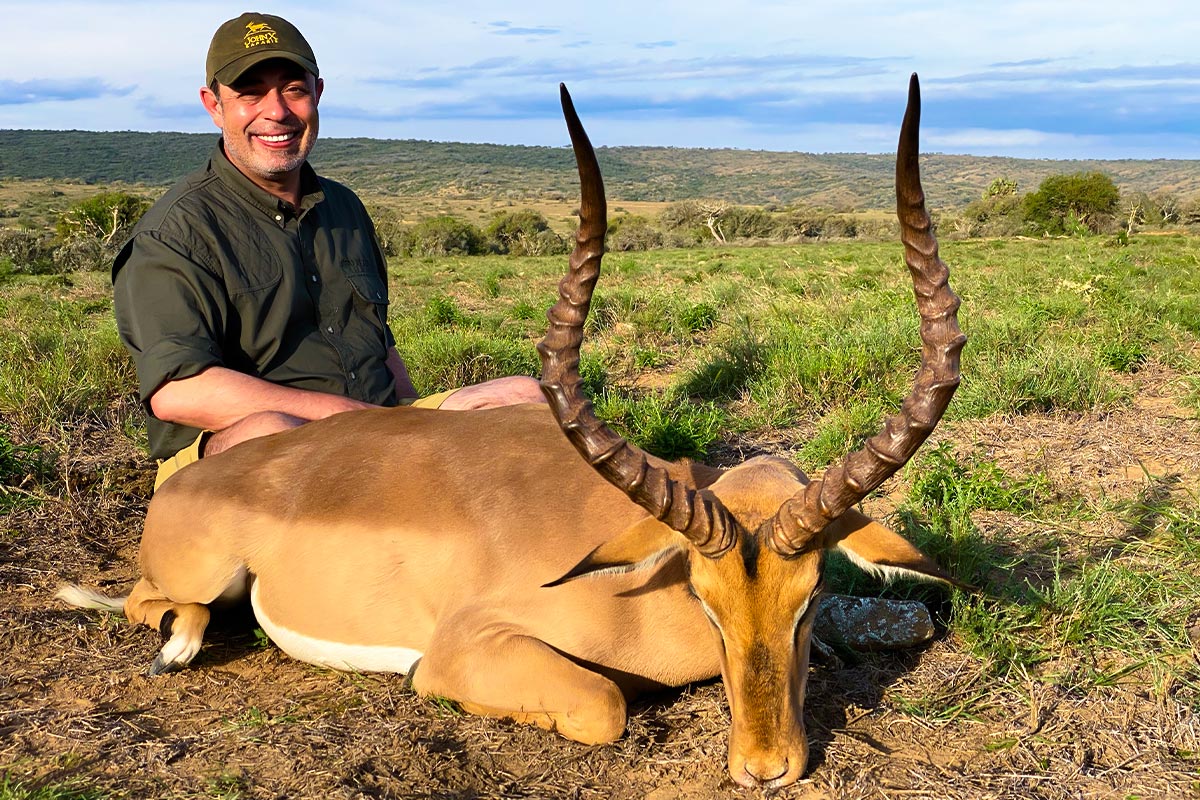 Luis Duharte in Africa with John X Safaris 11