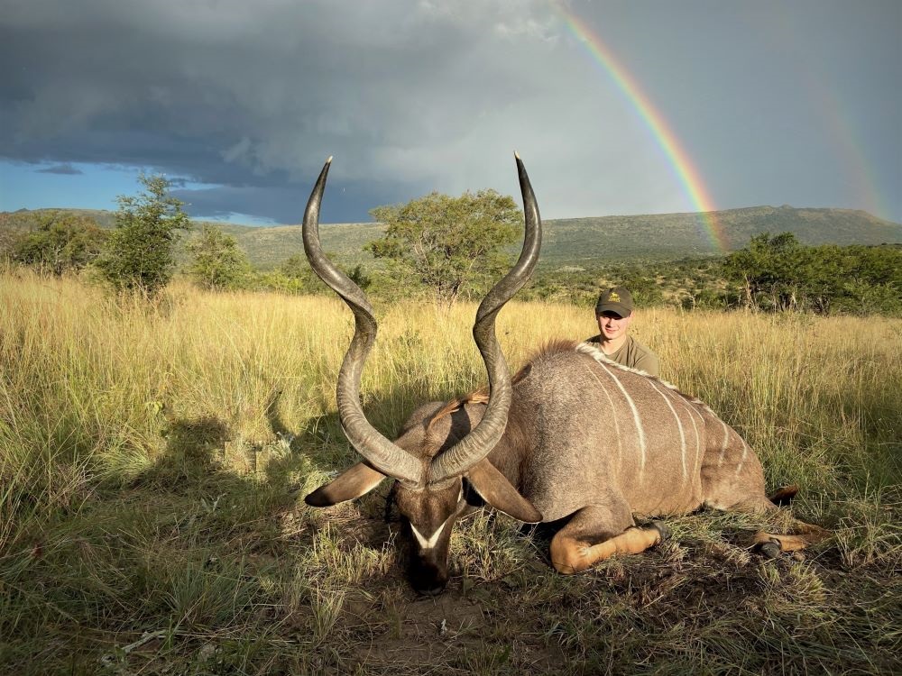Bryce Nelson on Safari with his Uncle Brett Nelson at JXS 2