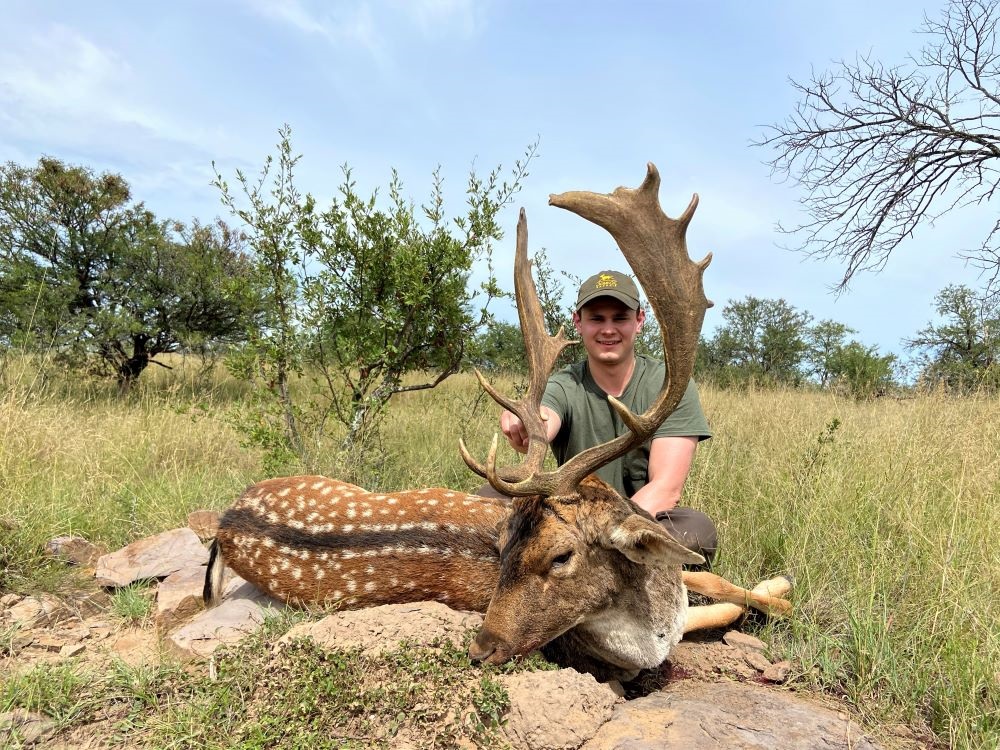 Bryce Nelson on Safari with his Uncle Brett Nelson at JXS 3