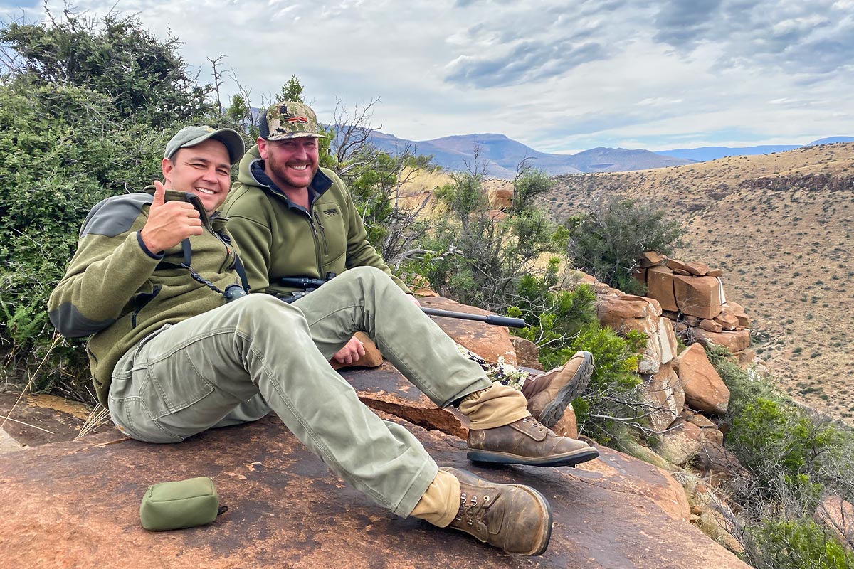 Justin in Africa with John X and Trophy House Taxidermy 5