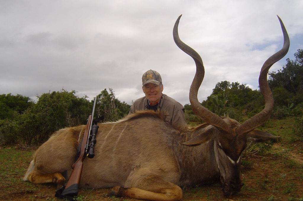 Dennis with his 50'' East Cape Kudu.