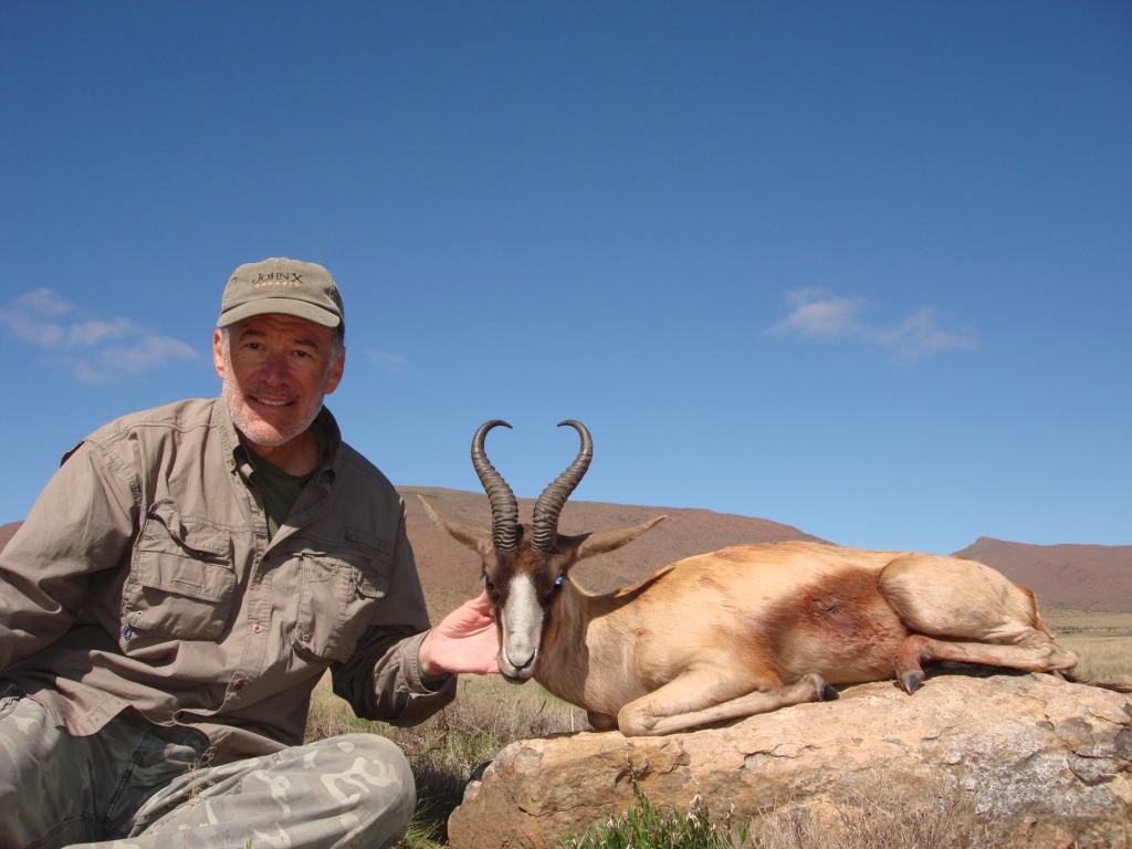 Dennis with a prized Copper Springbuck.