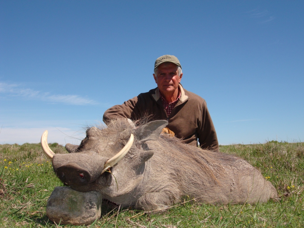 Max with his Trophy Warthog. 