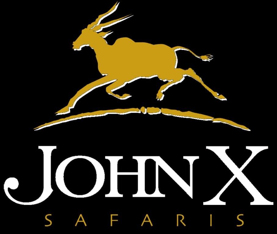 Logo black background white John X copy - Copy John X Safaris