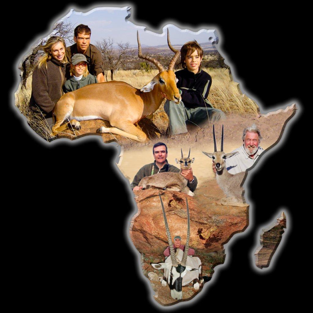 Africa map Banner 3 John X Safaris