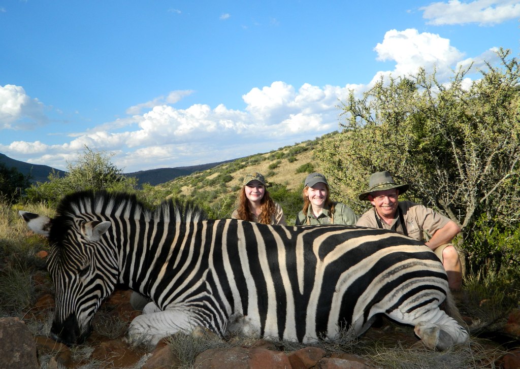 For our sweet 16th birthday girl, try bettering THIS birthday - hunting your first Zebra in Africa!