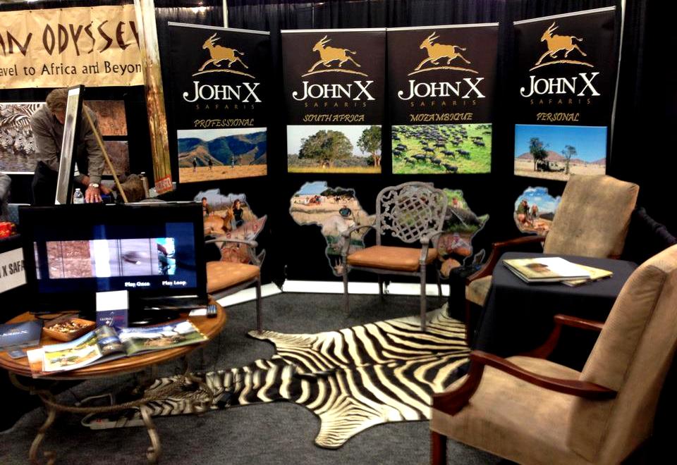 The John X booth in Dallas – ready and welcoming!