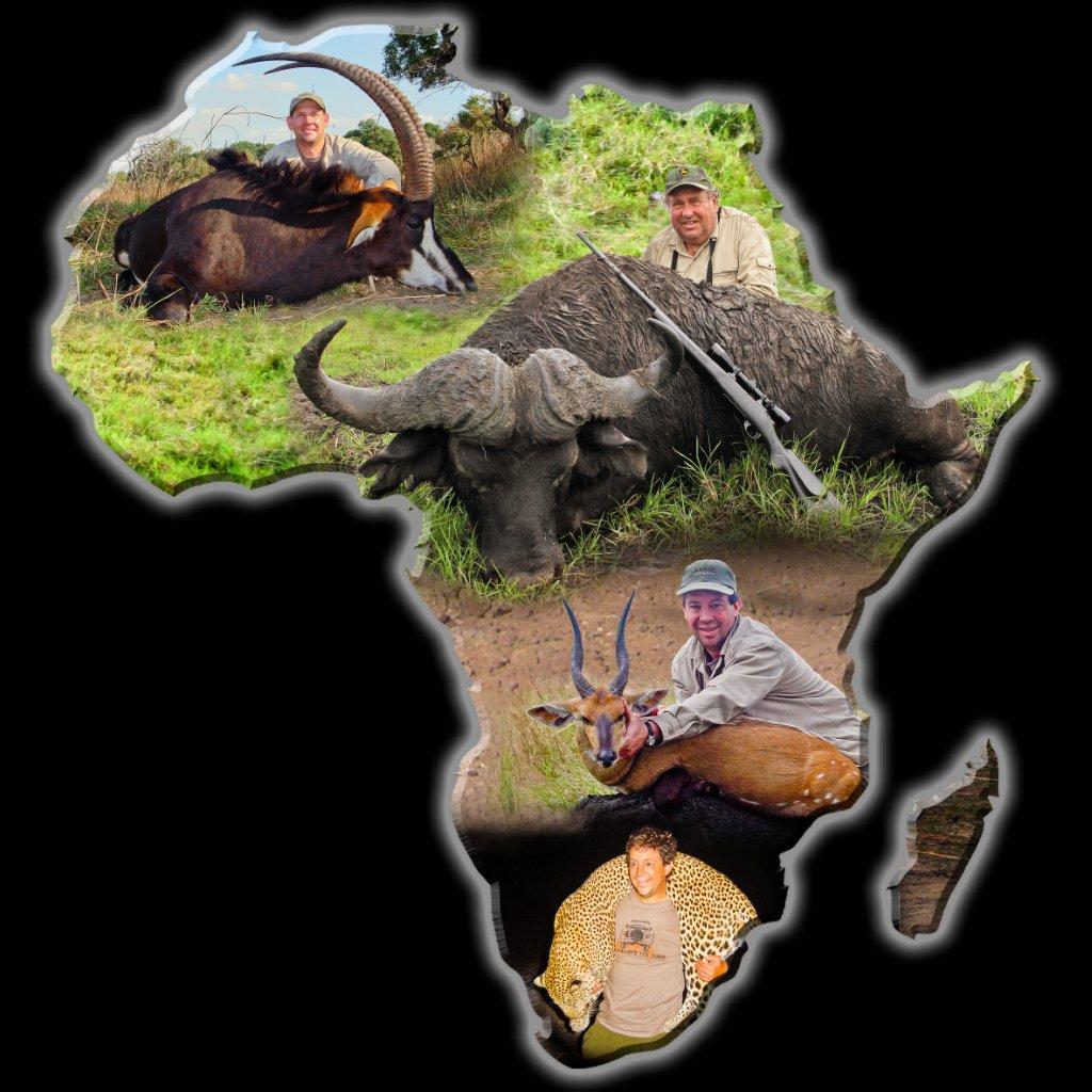 Africa map Banner 4 John X Safaris