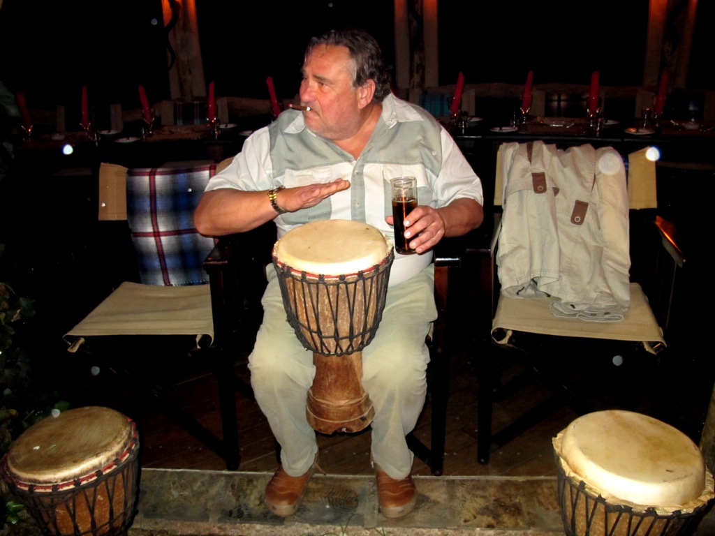 lennart-playing-the-drums John X Safaris