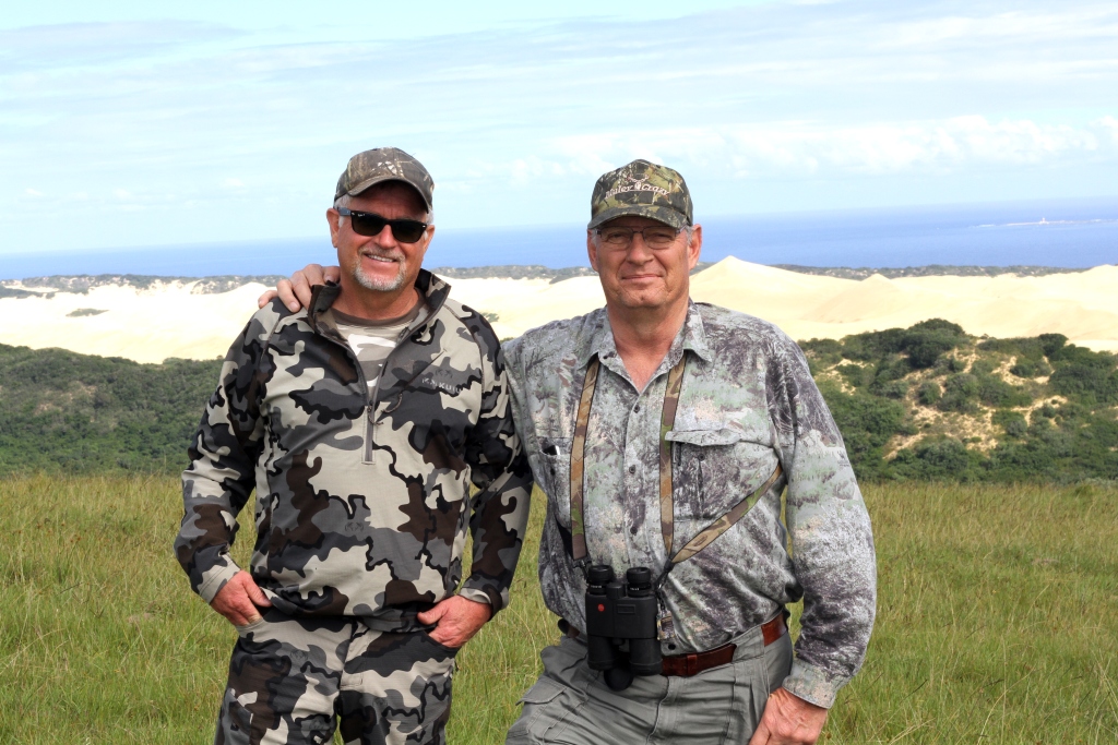 The boys were pretty excited to be a part of Jarrod's Cape Buffalo hunt - let alone sink their teeth into a couple of hunts of their own!