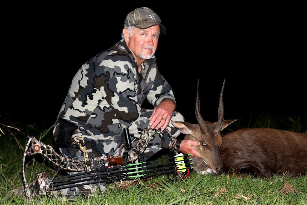 And that very first afternoon of walk and stalk Martin put Chris onto a ram at 27 yards.
